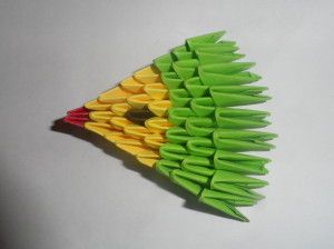 "Рыбка" модульное оригами