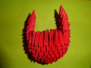 "Сердце" модульное оригами