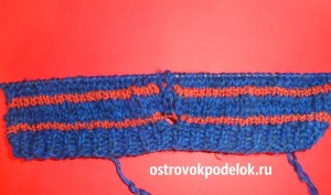 "Тапочки" вязание спицами
