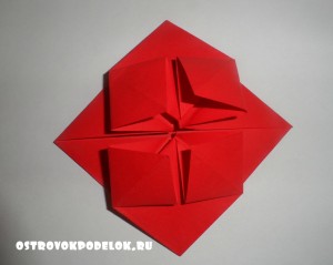 Оригами из бумаги « Сердце»