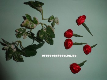 Мыльная корзинка с розами