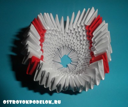 Мастер класс "Лебеди" модульное оригами