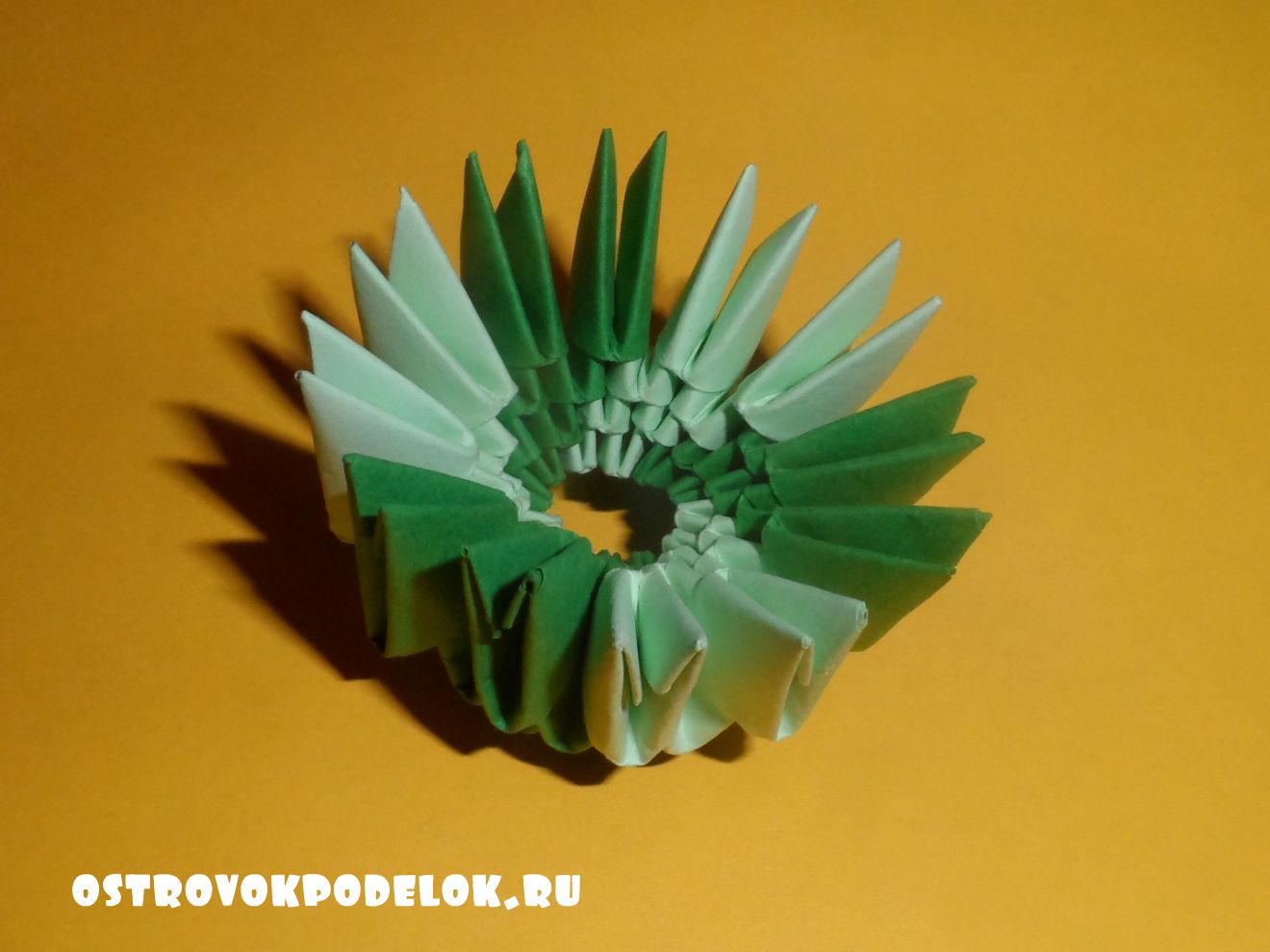 Модульное оригами: пасхальное яйцо схема сборки