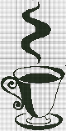 Схемы чай - кофе для вышивки крестом